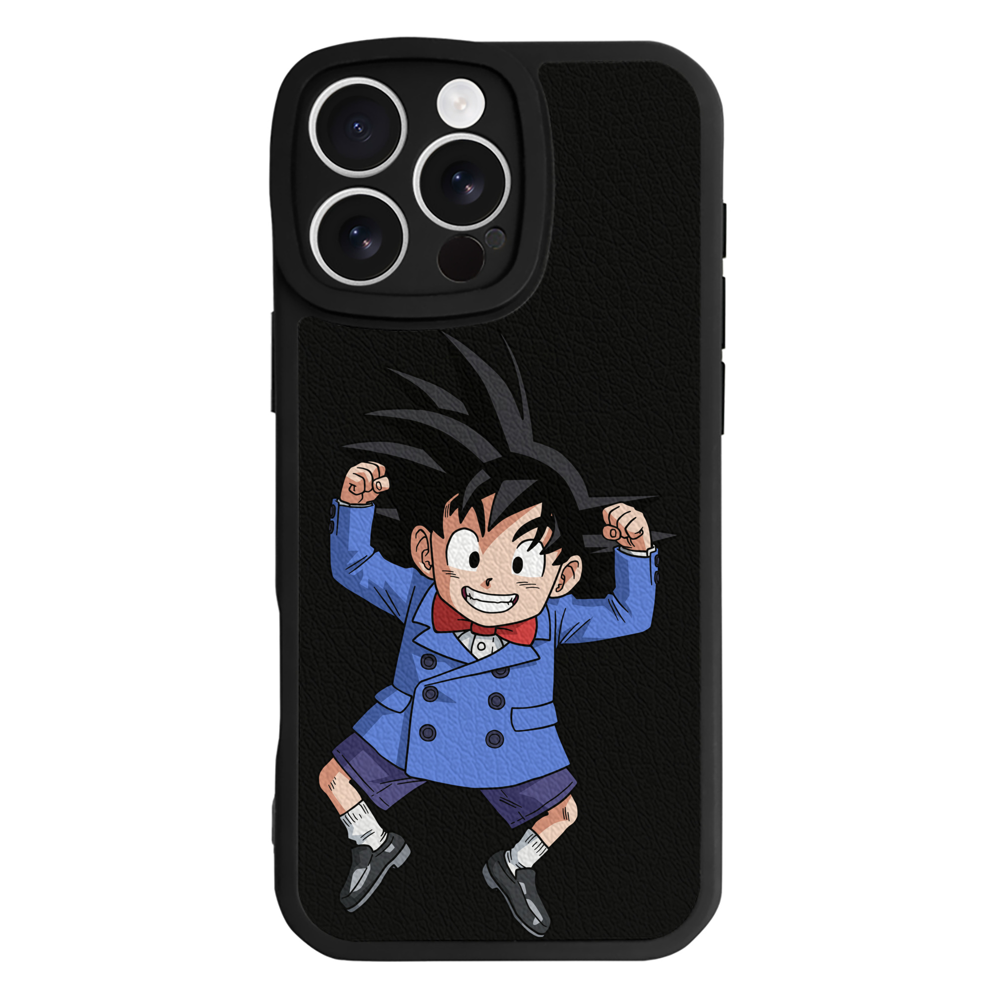 （画像用） ドラゴンボール 孫悟空（そん ごくう）Son Goku カカロット DRAGON BALL Kakarotto 【iPhone 16シリーズ対応】シリコンスマホケース（レザー調） 材質：シリコン